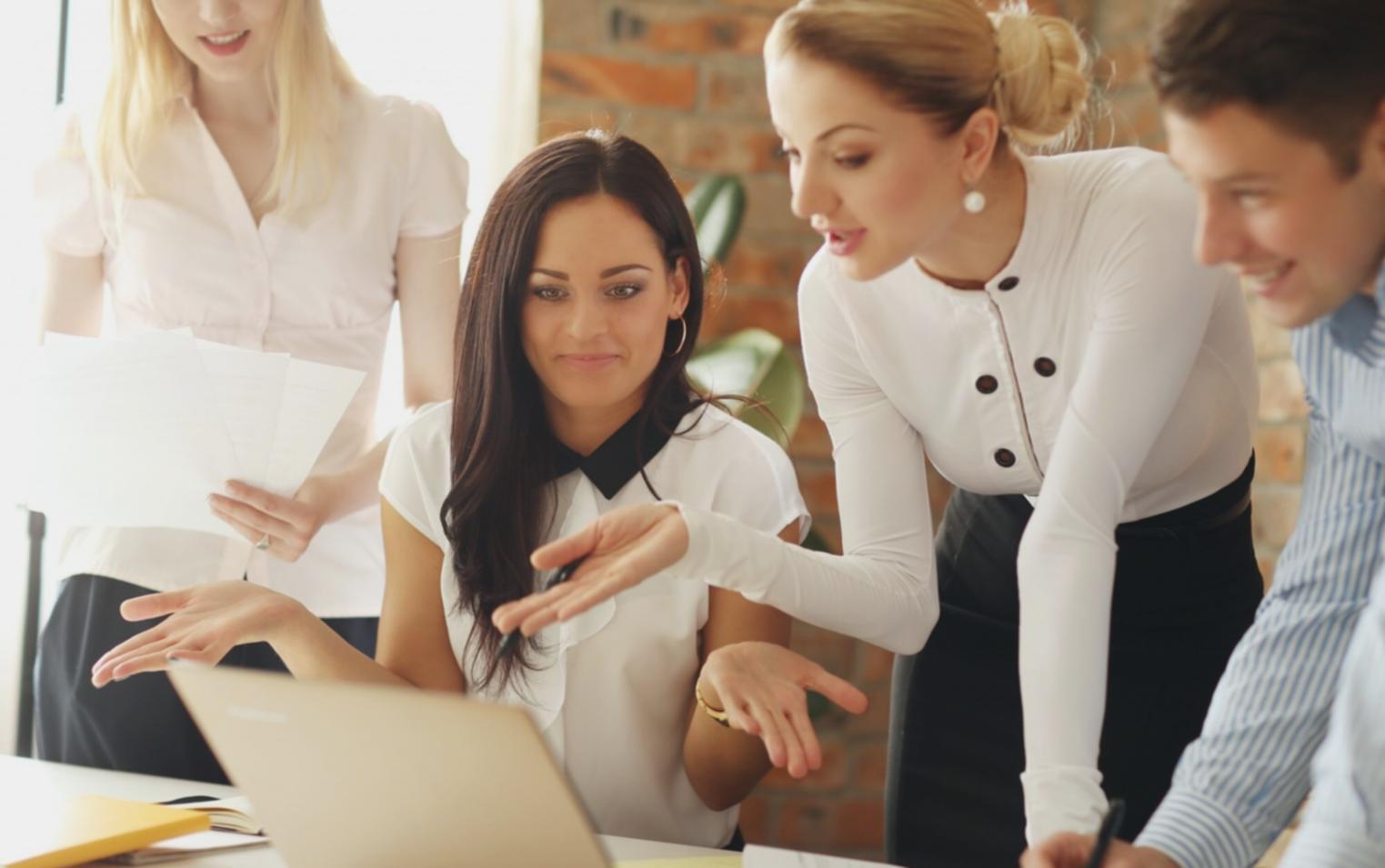 Sesión de formación con cliente